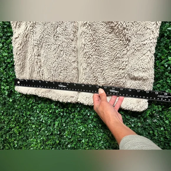 Patagonia Bleached Stone Retro Chevron Pelage Vest Vintage Women’s Med Full Zip - Picture 14 of 15